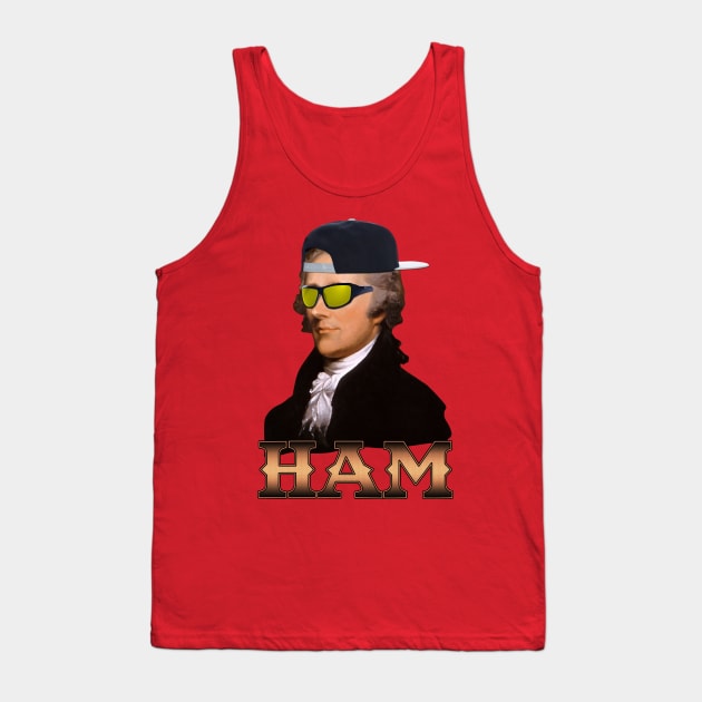 Alexander 'HAM' Hamilton by Basement Mastermind Tank Top by BasementMaster